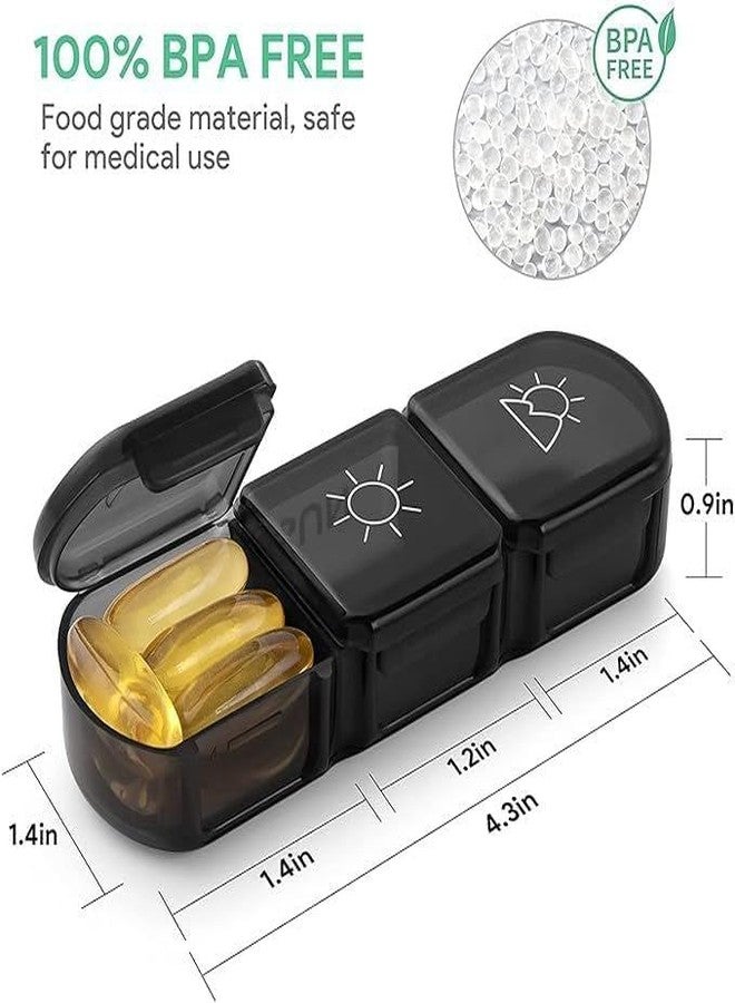 ZURITY 7 Days Pill Organizer | 3 Times A Day Medicine Organizer Case | Portable Pocket Size Tablet Container | Vitamin Holder | Pill Dispenser | Medicine Reminder Box (Pack of 1,Multicolor) - Image 5